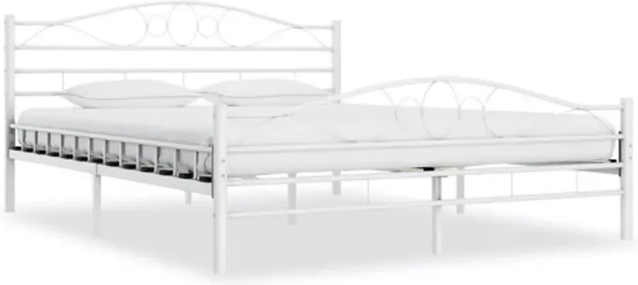 VidaXL -Bedframe-metaal-wit-180x200-cm - Foto 7