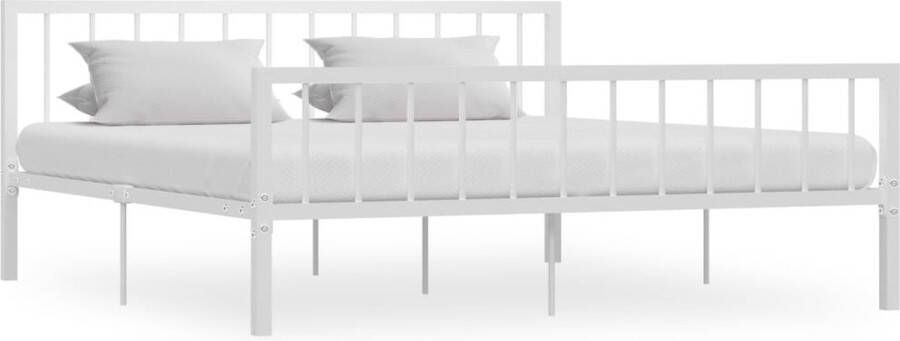 VidaXL -Bedframe-metaal-wit-180x200-cm - Foto 9