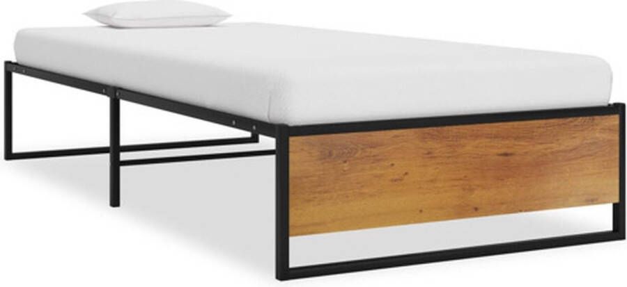 VidaXL -Bedframe-metaal-zwart-100x200-cm - Foto 7
