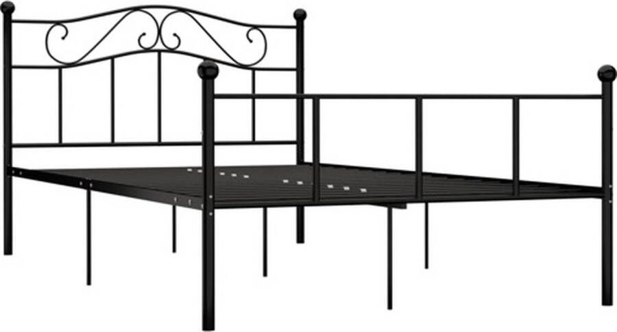 VidaXL -Bedframe-metaal-zwart-120x200-cm - Foto 5