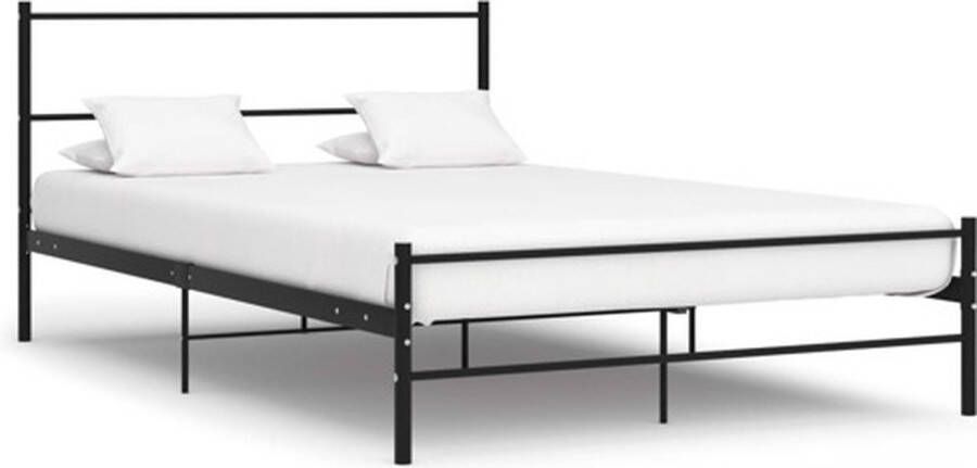 VidaXL -Bedframe-metaal-zwart-140x200-cm - Foto 10