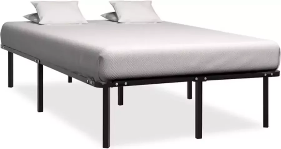 VidaXL -Bedframe-metaal-zwart-180x200-cm