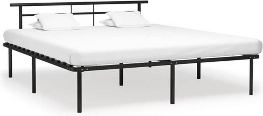 VidaXL -Bedframe-metaal-zwart-180x200-cm - Foto 5