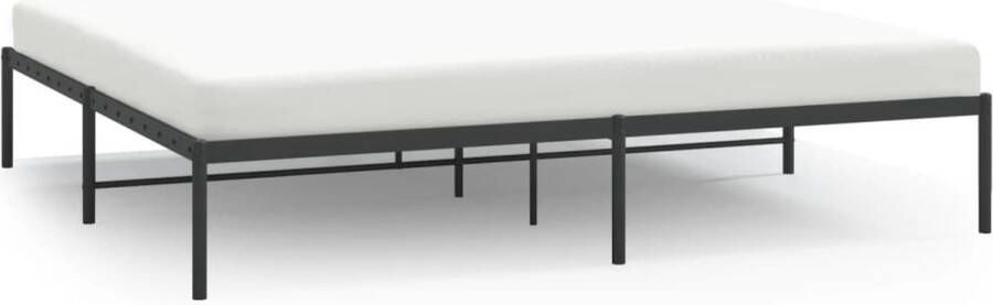 VidaXL -Bedframe-metaal-zwart-200x200-cm - Foto 2