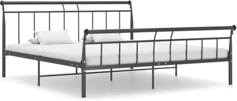 VidaXL -Bedframe-metaal-zwart-200x200-cm - Foto 2