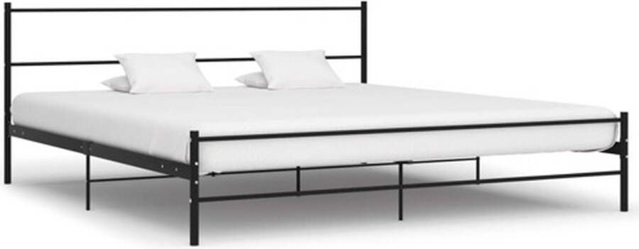 VidaXL -Bedframe-metaal-zwart-200x200-cm - Foto 8