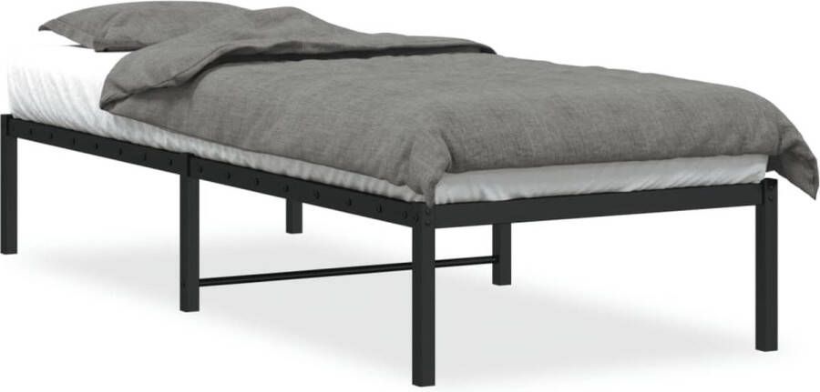 VidaXL -Bedframe-metaal-zwart-80x200-cm - Foto 2
