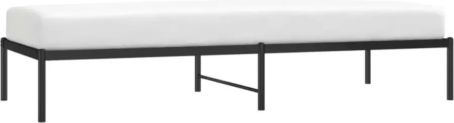 VidaXL -Bedframe-metaal-zwart-80x200-cm - Foto 2