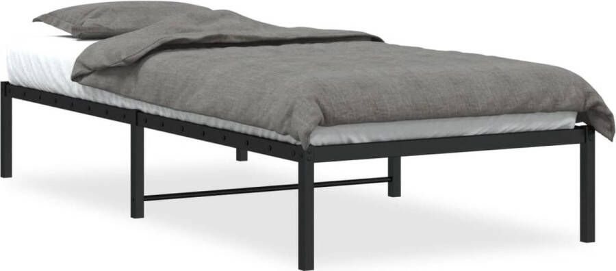 VidaXL -Bedframe-metaal-zwart-90x200-cm - Foto 7