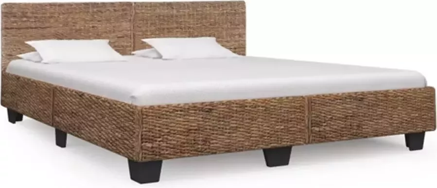 VIDAXL Bedframe natuurlijk rattan 180x200 cm - Foto 1