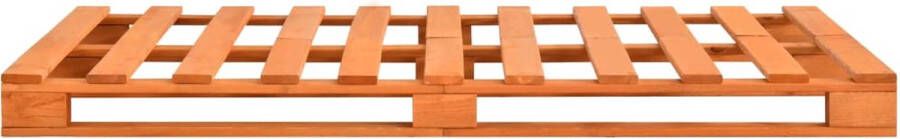 VidaXL -Bedframe-pallet-massief-grenenhout-bruin-180x200-cm - Foto 2