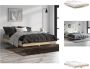 VidaXL Bedframe Sonoma Eiken 193 x 143 x 20 cm Duurzaam hout Metalen poten Multiplex lattenbodem Bed - Thumbnail 2