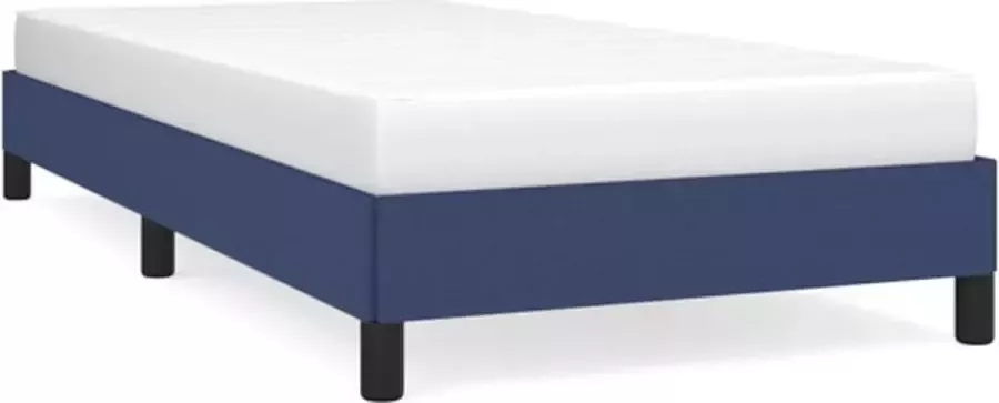 VidaXL -Bedframe-stof-blauw-100x200-cm - Foto 3