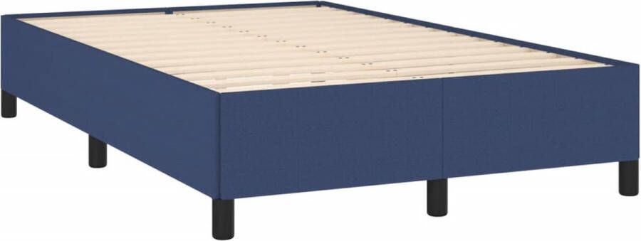VidaXL Bedframe zonder matras 120x190 cm stof blauw - Foto 7