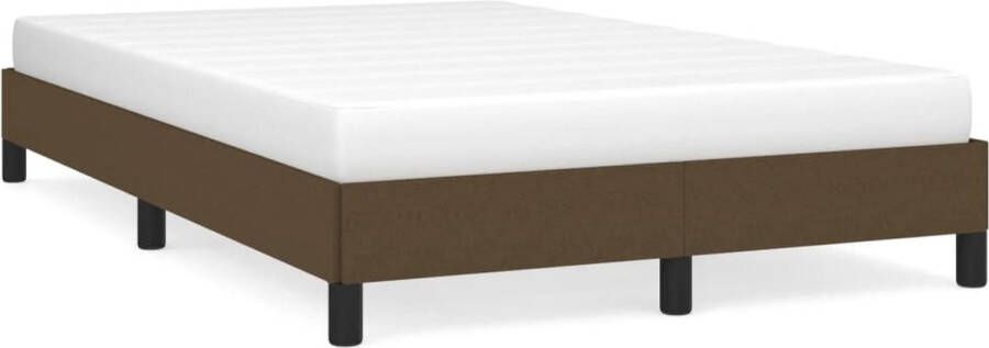 VidaXL Bedframe zonder matras 120x200 cm stof donkerbruin - Foto 7