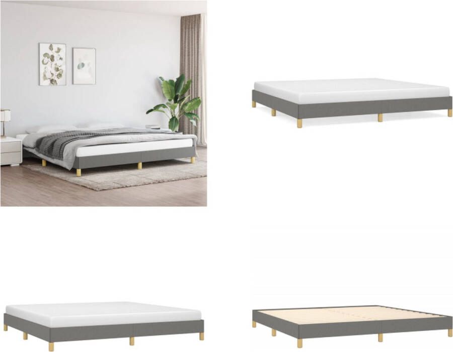 VidaXL Bedframe Zwart Fluweel Multiplex Lattenbodem 203 x 83 x 50 cm geschikt voor 80 x 200 cm matras Bed Inclusief Reiniger