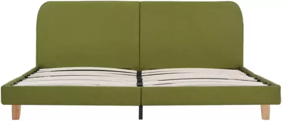 VIDAXL Bedframe stof groen 180x200 cm
