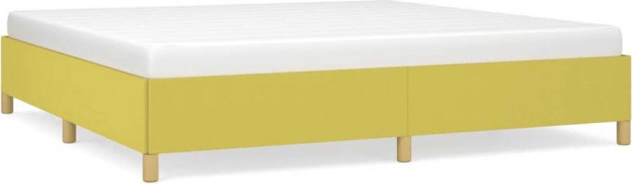 VidaXL Bedframe zonder matras 200x200 cm stof groen - Foto 5