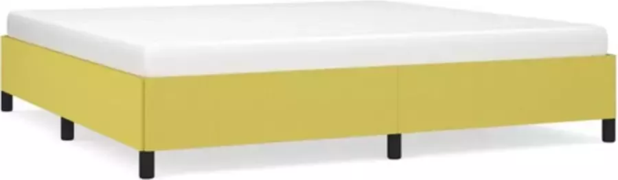 VidaXL Bedframe zonder matras 200x200 cm stof groen - Foto 6