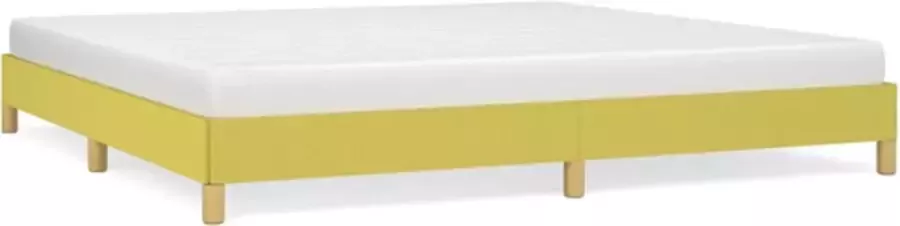 VidaXL Bedframe zonder matras 200x200 cm stof groen - Foto 4