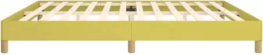 VidaXL Bedframe zonder matras 200x200 cm stof groen - Foto 3