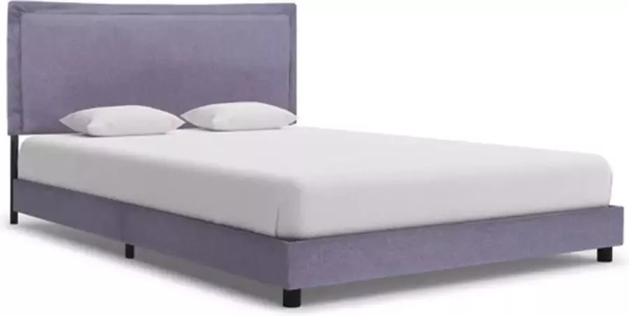 VidaXL -Bedframe-stof-lichtgrijs-140x200-cm - Foto 3