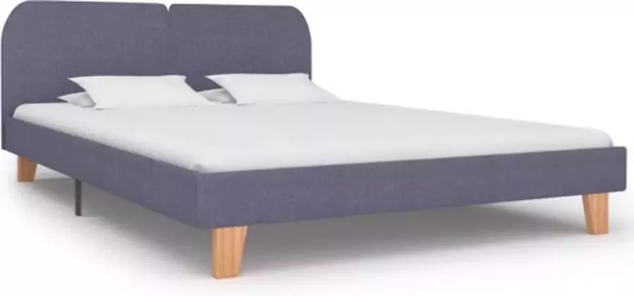 VidaXL -Bedframe-stof-lichtgrijs-180x200-cm