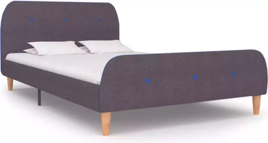 VidaXL -Bedframe-stof-taupe-120x200-cm - Foto 1