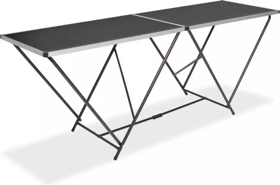 VidaXL Behangtafel inklapbaar 200x60x78 cm MDF en aluminium - Foto 3