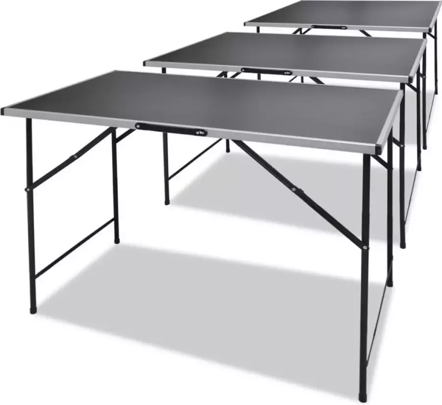 VidaXL Behangtafels inklapbaar 3 st