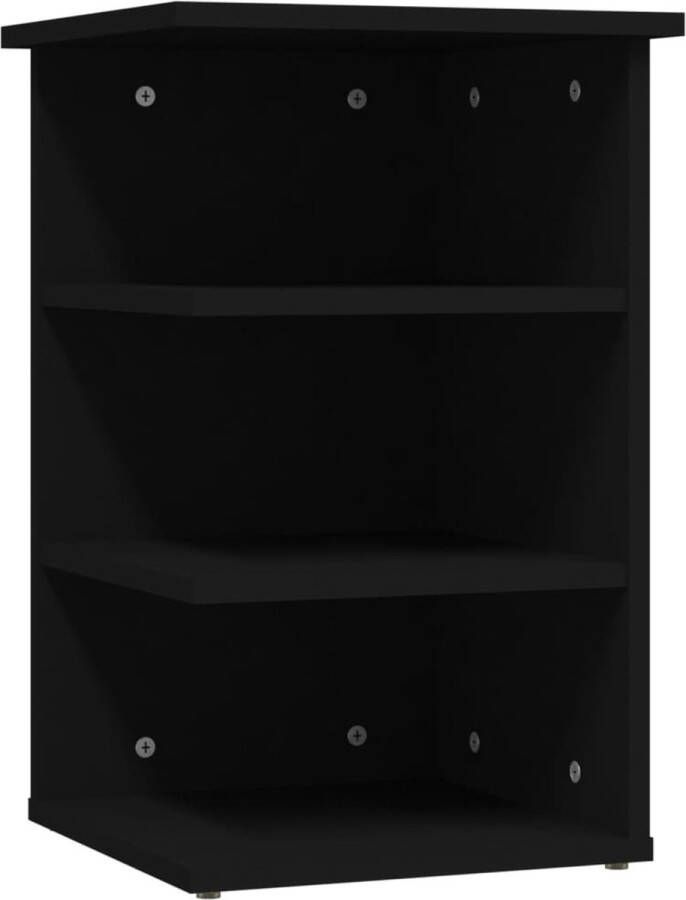 VidaXL -Bijzetkast-35x35x55-cm-bewerkt-hout-zwart - Foto 3