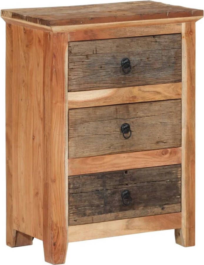 VidaXL -Bijzetkast-55x33x75-cm-massief-acaciahout - Foto 2