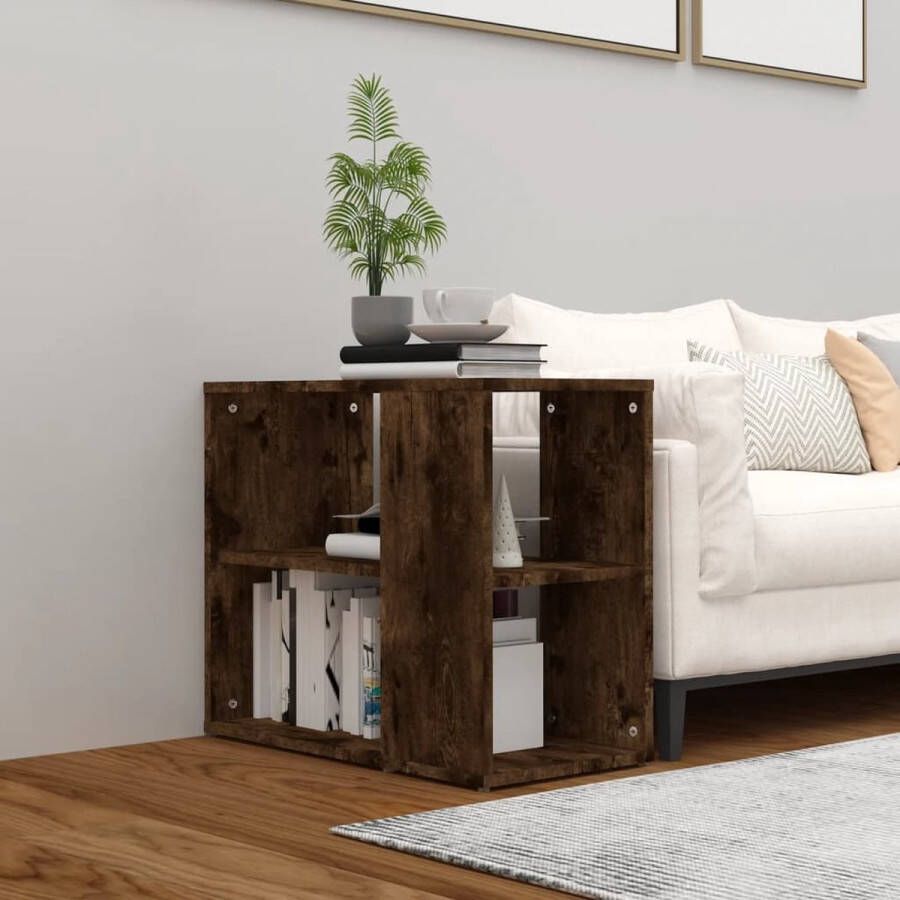 VidaXL -Bijzetkast-60x30x50-cm-bewerkt-hout-gerookt-eikenkleurig