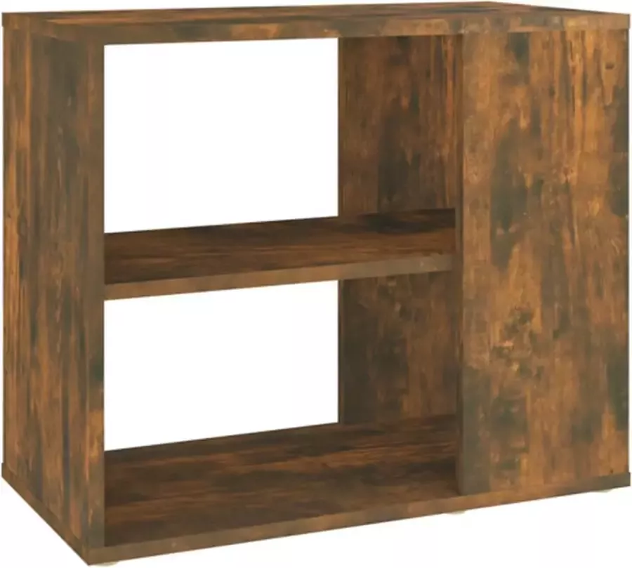 VidaXL -Bijzetkast-60x30x50-cm-bewerkt-hout-gerookt-eikenkleurig - Foto 3