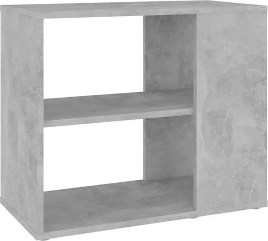 VidaXL -Bijzetkast-60x30x50-cm-bewerkt-hout-betongrijs - Foto 3