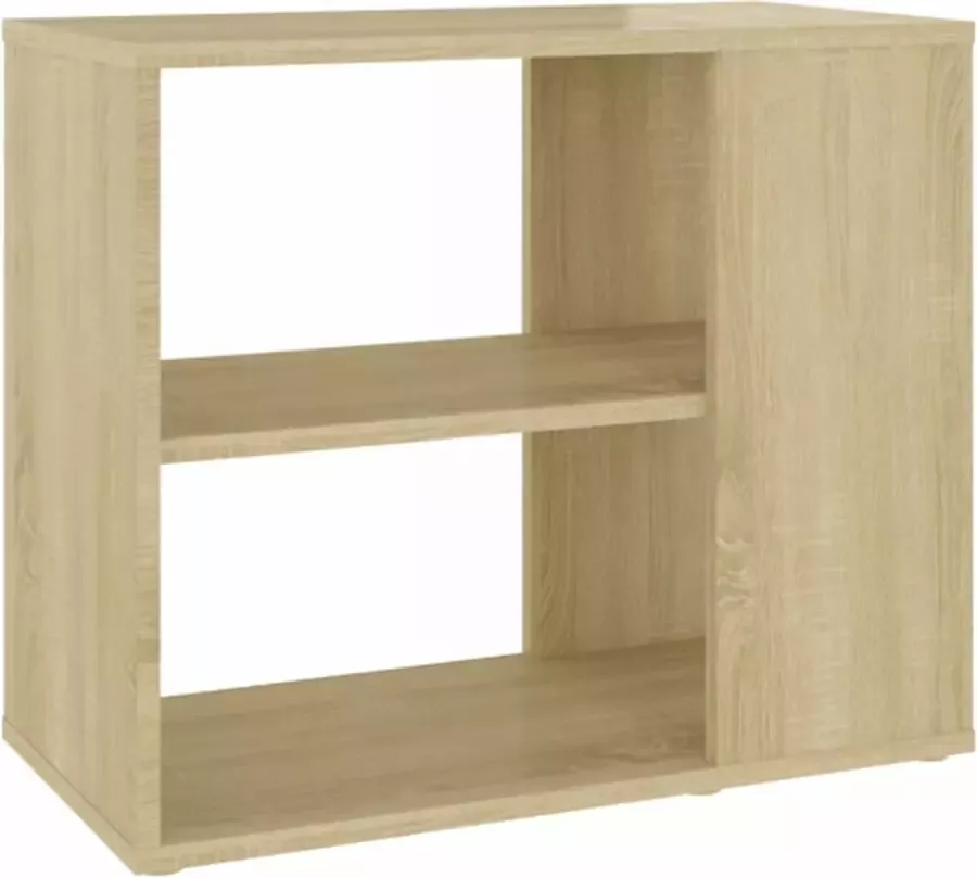 VidaXL Bijzetkast 60x30x50 cm bewerkt hout sonoma eikenkleurig - Foto 3