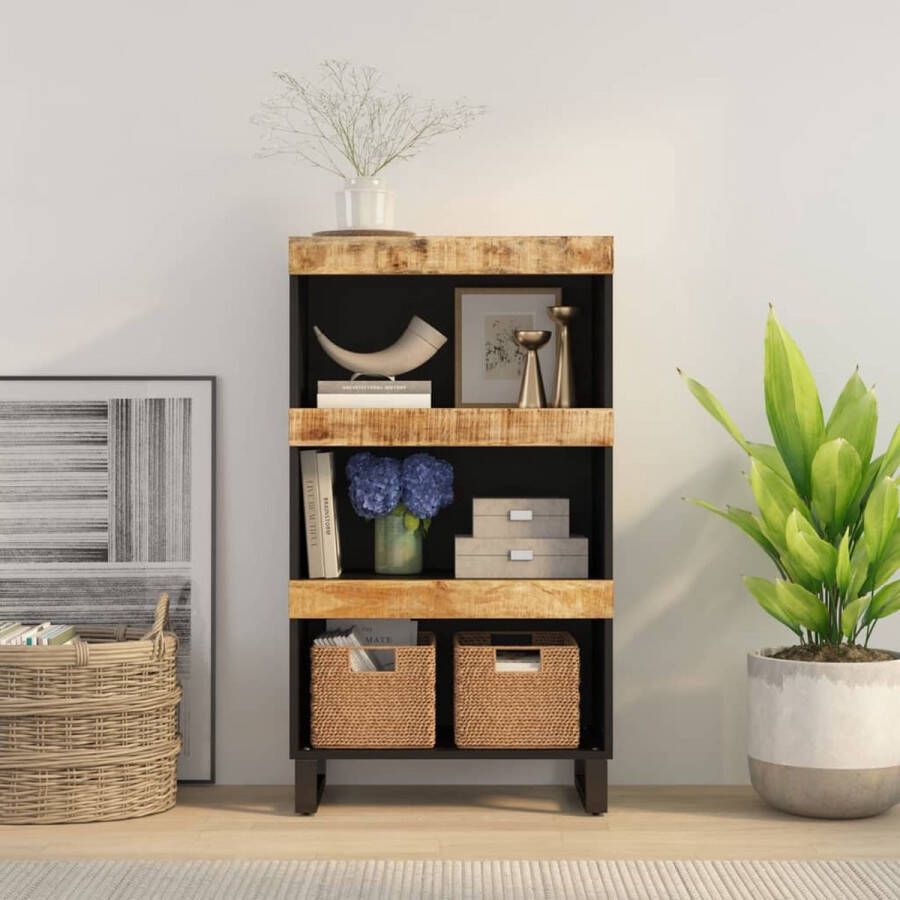 VidaXL -Bijzetkast-60x33x107-cm-massief-mangohout - Foto 3