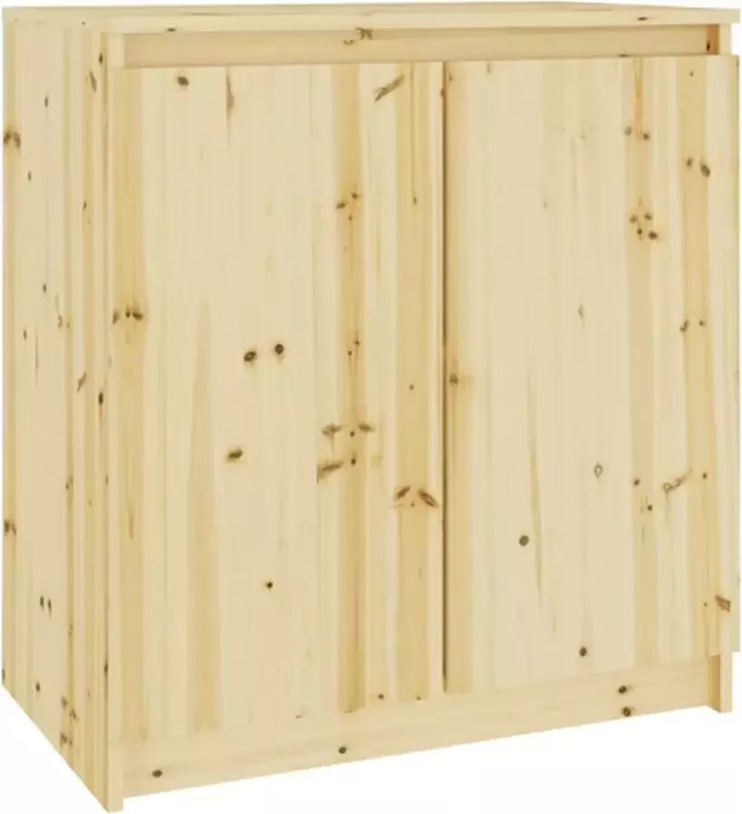 VidaXL Bijzetkast 60x36x65 cm massief vurenhout - Foto 2
