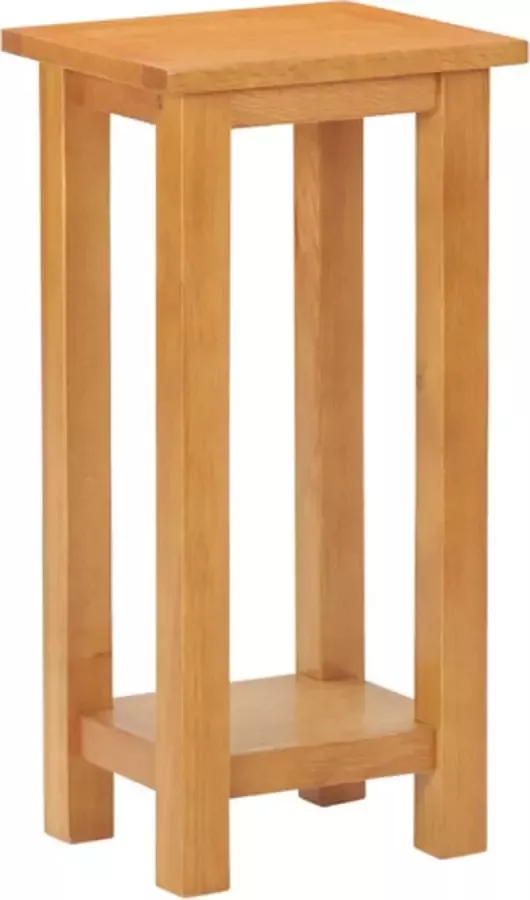 VidaXL -Bijzettafel-27x24x55-cm-massief-eikenhout - Foto 3
