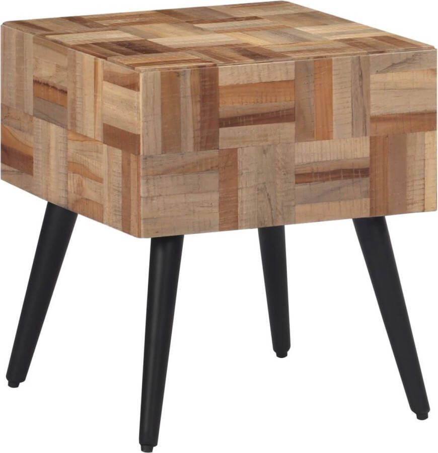 VidaXL -Bijzettafel-40x40x45-cm-massief-gerecycled-teakhout