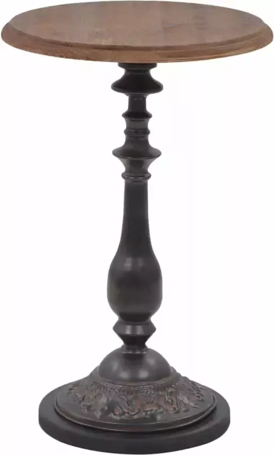 VidaXL Bijzettafel 40x64 cm massief dennenhout bruin