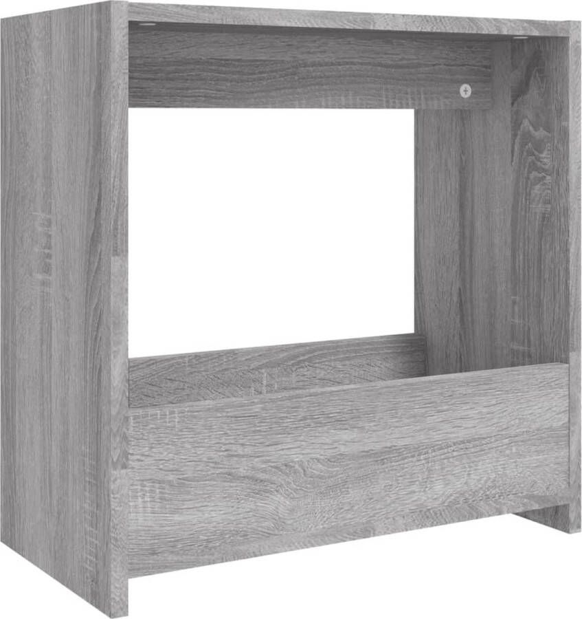 VidaXL -Bijzettafel-50x26x50-cm-bewerkt-hout-grijs-sonoma-eikenkleurig
