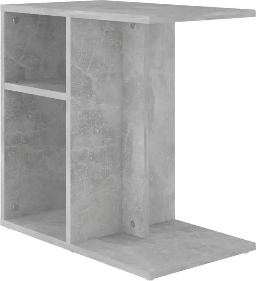 VidaXL -Bijzettafel-50x30x50-cm-spaanplaat-betongrijs - Foto 4