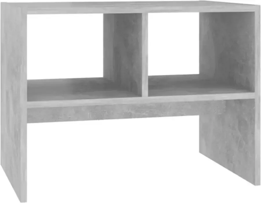 VidaXL -Bijzettafel-60x40x45-cm-spaanplaat-betongrijs - Foto 4