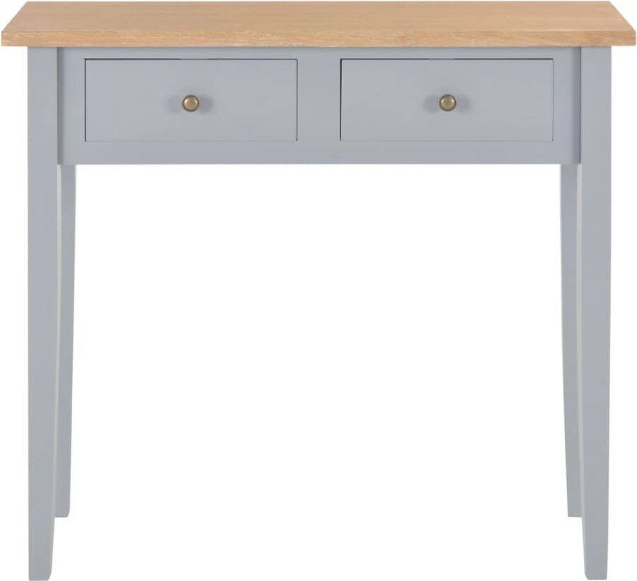 VidaXL -Bijzettafel-79x30x74-cm-hout-grijs