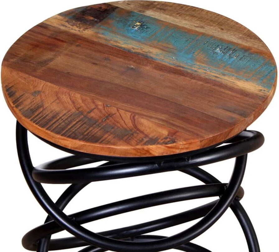 VidaXL -Bijzettafel-massief-gerecycled-hout