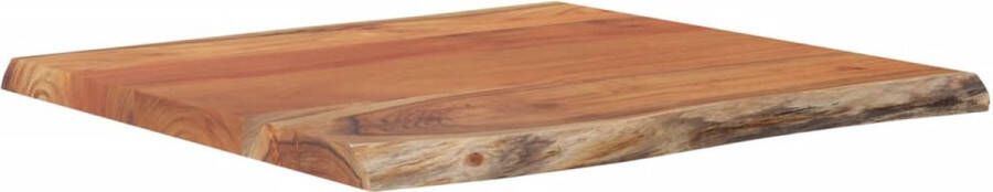 VidaXL Tafelblad rechthoekig natuurlijke rand 40x40x2 5 cm acaciahout - Foto 3
