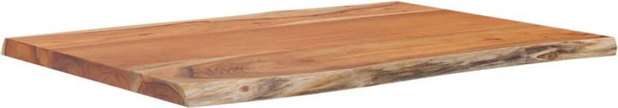 VidaXL Tafelblad rechthoekig natuurlijke rand 50x40x2 5 cm acaciahout - Foto 4