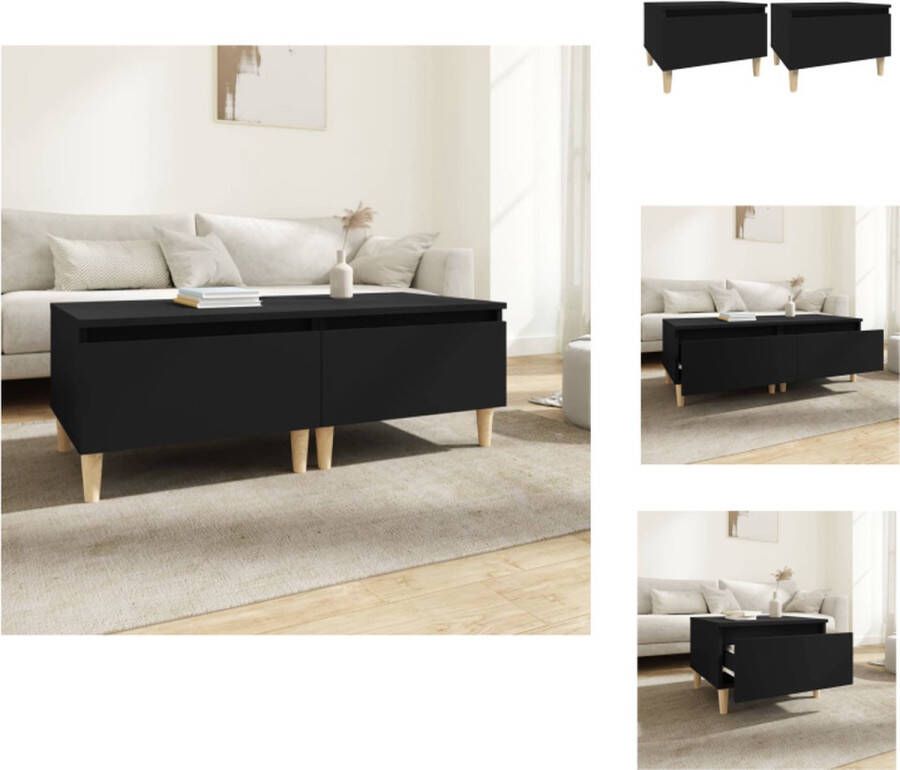 VidaXL -Bijzettafels-2-st-50x46x35-cm-bewerkt-hout-zwart - Foto 4