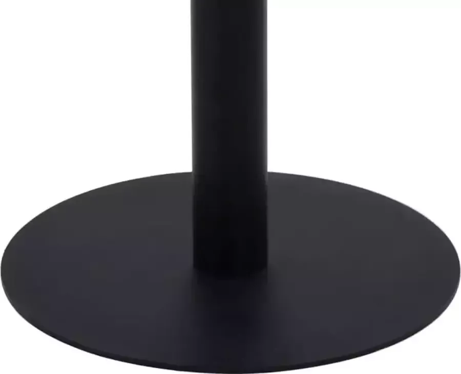VidaXL Bartafel Lichtbruin en zwart 80 x 75 cm - Foto 3